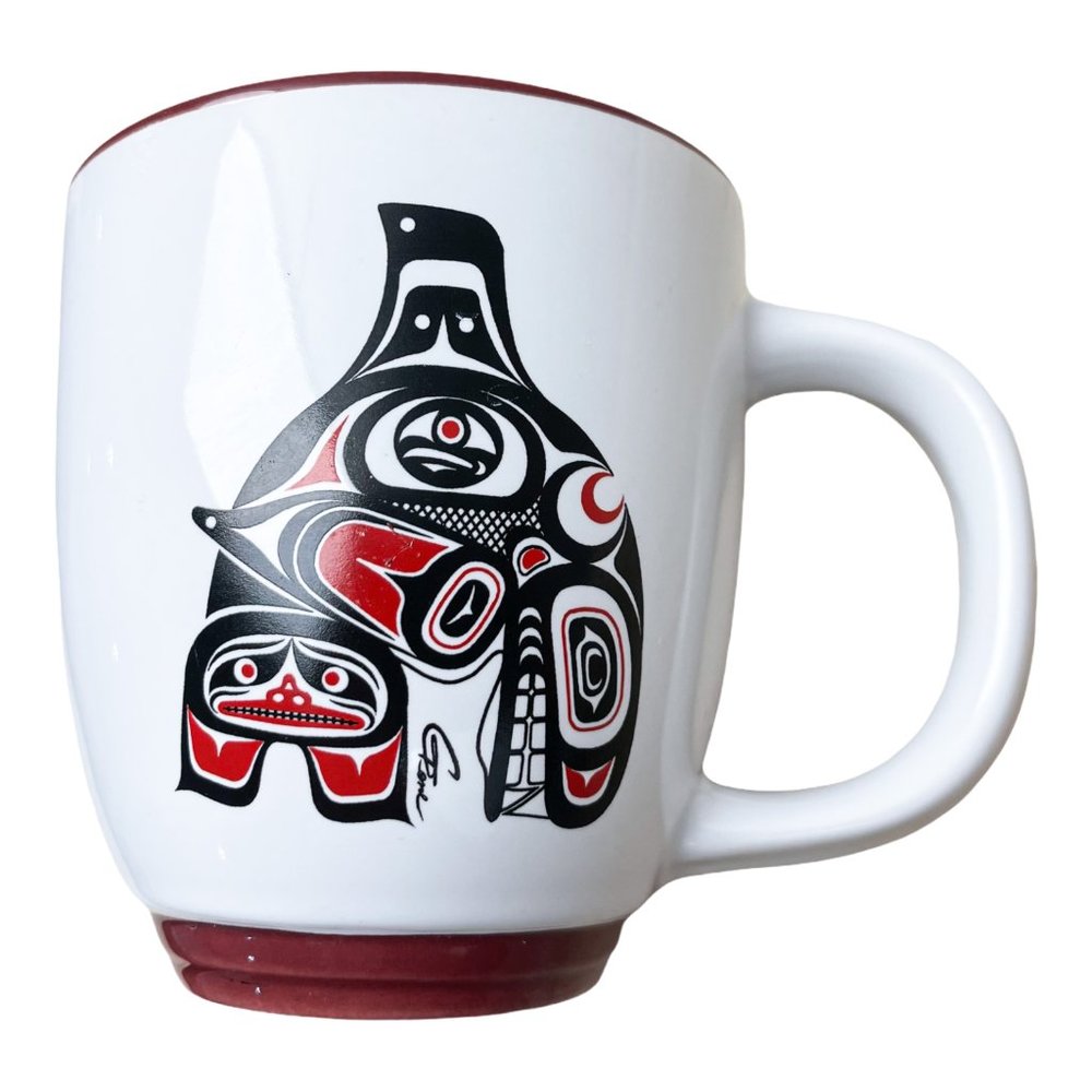 🌞Yukon Canada Aboriginal Art Ceramic Mug Cup